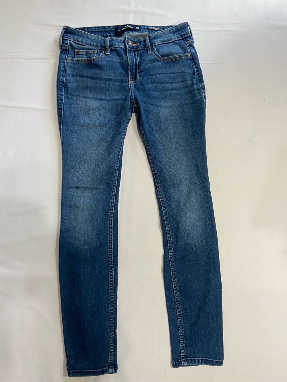 Hollister Junior's Low Rise Super Skinny Denim Jeans Classic Stretch Size 3 S